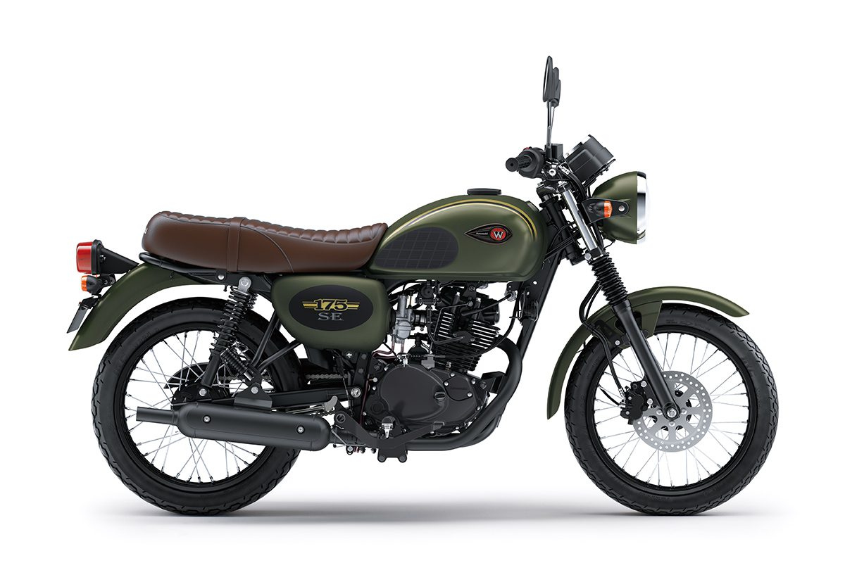 2023 KAWASAKI W175新色：小排量W車系！復古輕檔車TR SE/SE/Café三車型